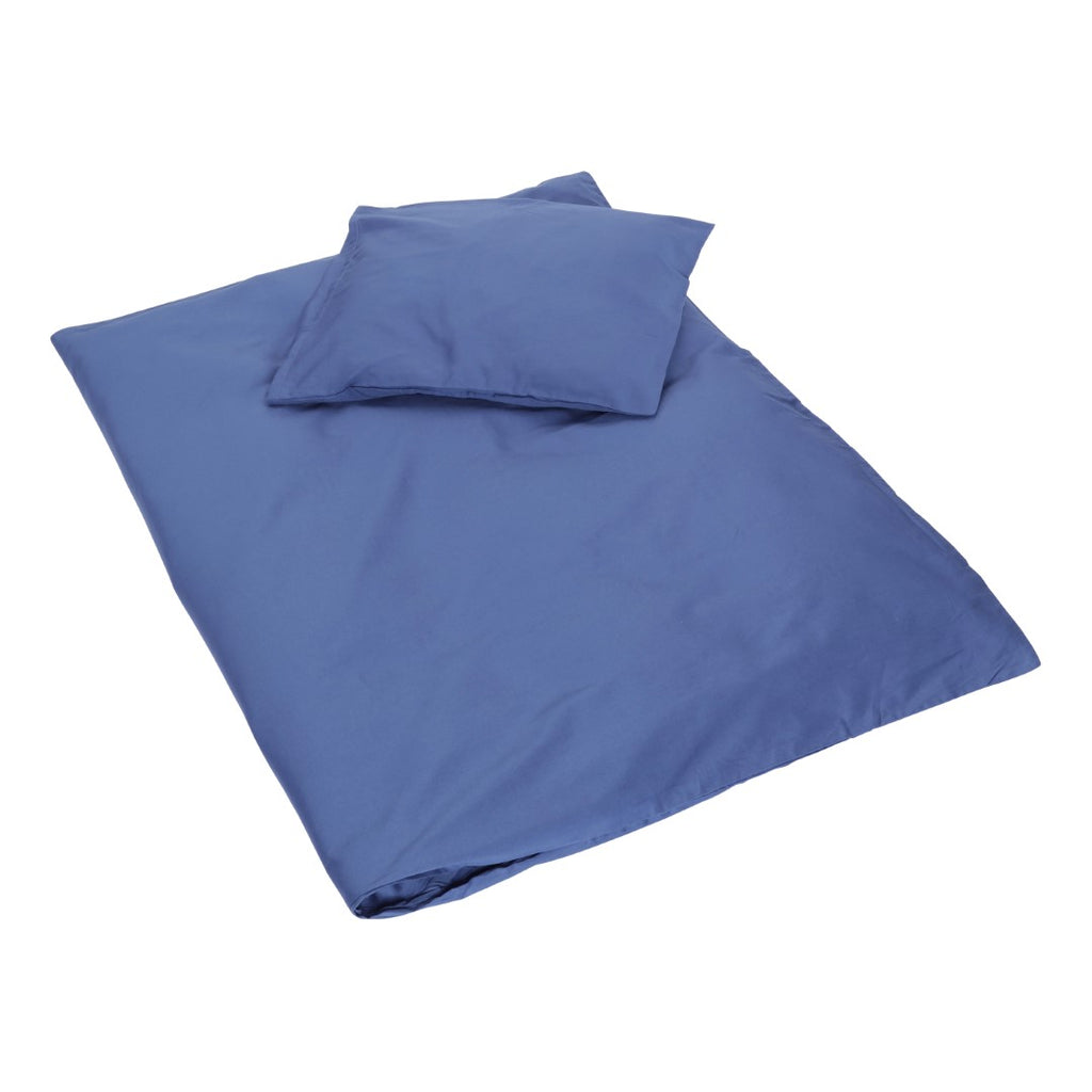 Mørkeblå sengetøj junior