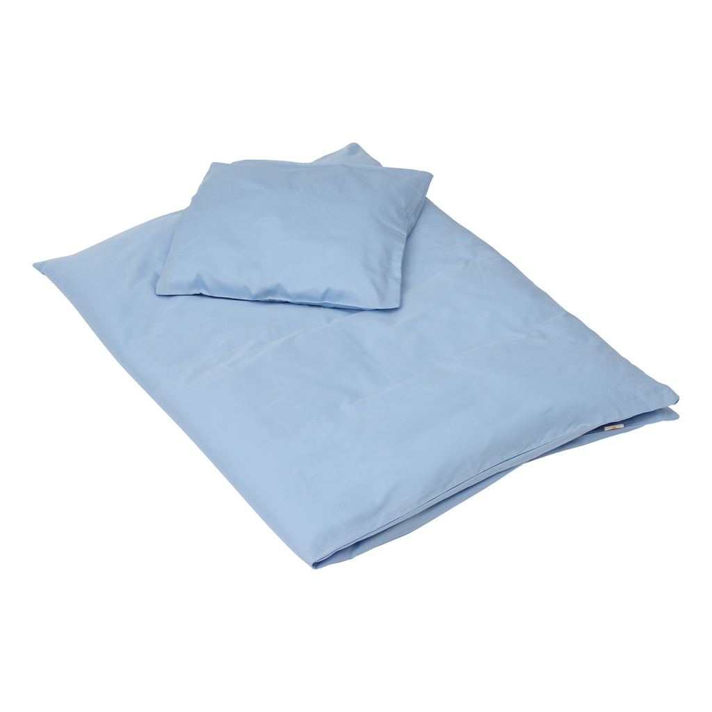 Blå sengetøj voksen ekstra længde