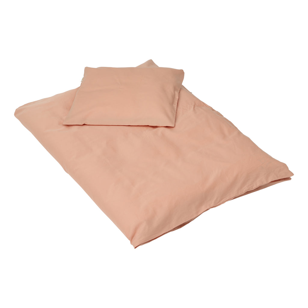 Rosa sengetøj voksen ekstra længde